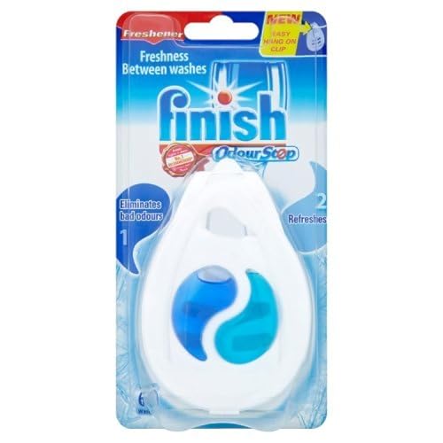 Finish Odour Stop - Lote de 3 ambientadores para lavavajillas