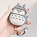 Coralogo Compatible with Airpods 1/2 Cute Case,Cartoon Character Silicone Animal Airpod Designer Skin Kawaii Funny Fun Cool Keychain Design Cover Kids Teens Air pods Cases for Girls Boys(3D Totoro)