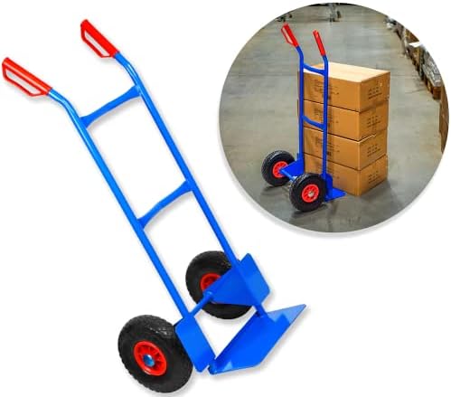 STREND PRO Treppen-Sackkarre Klappbar – 200 Kg Tragkraft, Vollgummireifen, 3-Rad-System, Klappbar Auf 39x83 Cm, Für Treppentransport & Umzüge