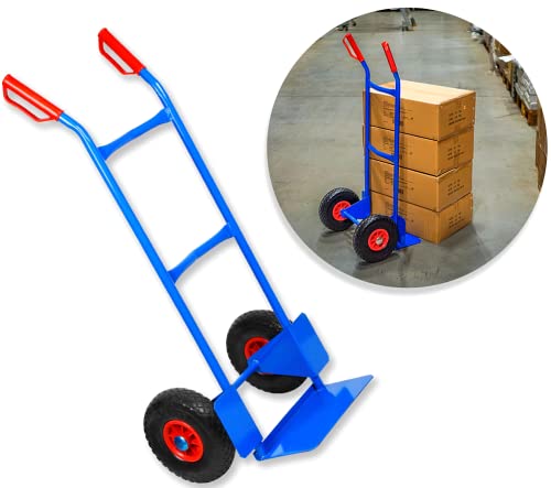 Produktfoto von Sackkarre | 200kg Tragfähigkeit | Transportwagen für Getränkekisten | Stabiler Stahlrahmen und Luftbereifung |&hellip;