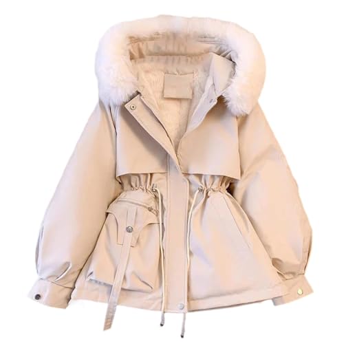 Parka d'hiver chaude femme Kelsiop contre le froid et le vent