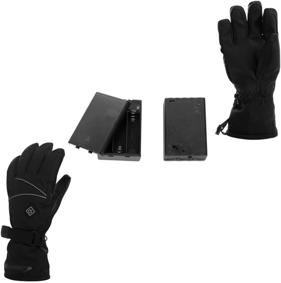 BESPORTBLE 1pair Creative Heated Gloves Thermal Skiing Gear for Cold Weather Touchscreen Compatible for Outdoor Activities and Sports