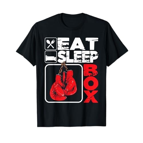 Eat Sleep Box - Boxeador para amantes del boxeo, kickboxing, kickboxer Camiseta