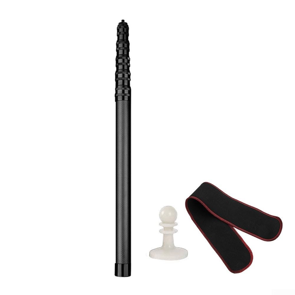 Fibra di carbonio Tarp Pole 1.35-2.85m, Nero