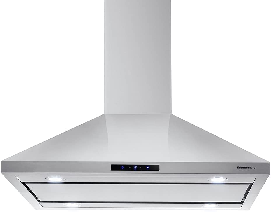 Buy 36'' Island Range Hood, thermomate 350 CFM Stainless Steel Kitchen