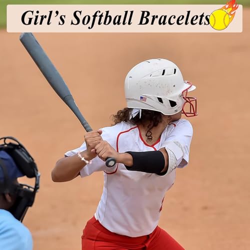 Image of Softball Volleyball Basketball Soccer Gifts for Girls Bracelets for Teen Girls Team Gifts Birthday /Christmas /Graduation Gifts