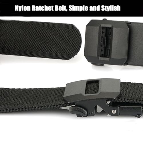Exteriorm-U Belt, Nylon Ratchet Belt, Tactical Belt With Slide Buckle For Adults4