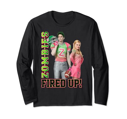 Disney Zombies Fired up t-shirt long au tissu premium et finitions soignées