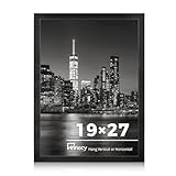 Annecy 19x27 Picture Frame Black（1 Pack）, 19 x 27 Picture Frame for Wall Decoration, Classic Black Minimalist Style Suitable for Decorating Houses, Offices, Hotels