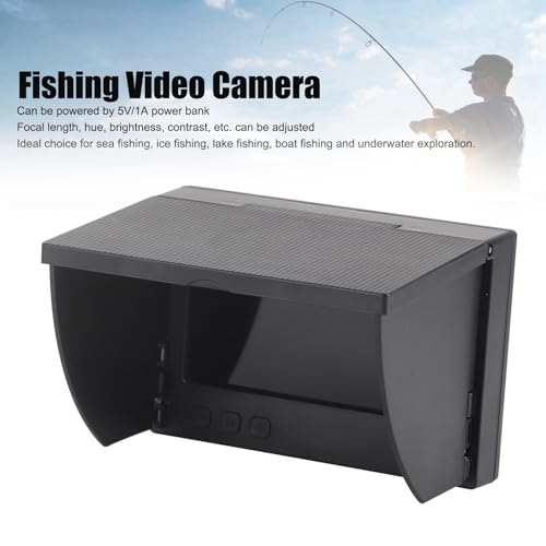 Image of Ciciglow Underwater Fishing Camera Kit with 4.3in LCD Monitor, Portable Fish Finder for Ice Lake Boat Fishing