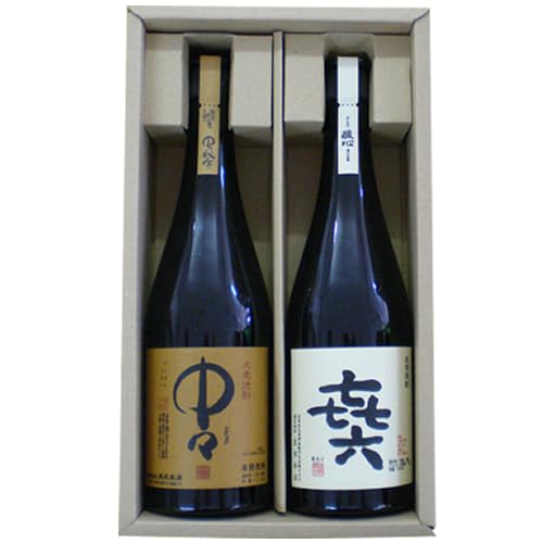 Amazon.co.jp: 有名希少焼酎プレミアムセット 720ml×2本 【中々 麦/喜 