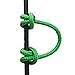 CUPID 12 Feet Archery D Loop Rope Bow String Release Nock Durable Wire U Nok Ring Nocking Loop Buckle, 2.4mm 0.09 in (Green)