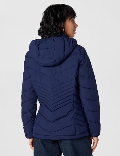 Calvin Klein Women's Lightweight Quilted Hooded Puffer Coat – Stretch Winter Jacket with Pockets, Navy, XS - image 3