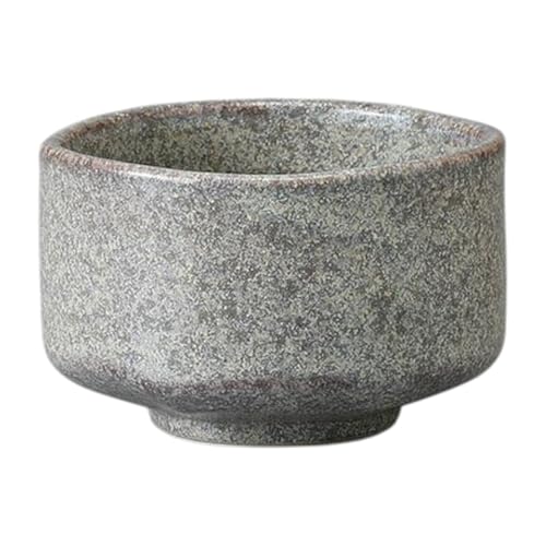 Marble Grey Japanese Matcha Bowl