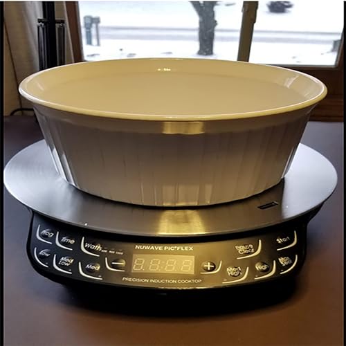 Stainless Steel Induction Hob Converter Plate, Heat Diffuser Gas Hob Induction Adapter Plate with Removable Handle for Electric Gas Stove Cooking 28cm - Image 3