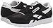 Reebok unisex-child Kids' Classic Nylon Fashion Sneaker, Black/White, 6 M US Big Kid