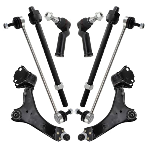 Image of TRQ Front Steering & Suspension Kit Control Arm with Ball Joint Sway Bar