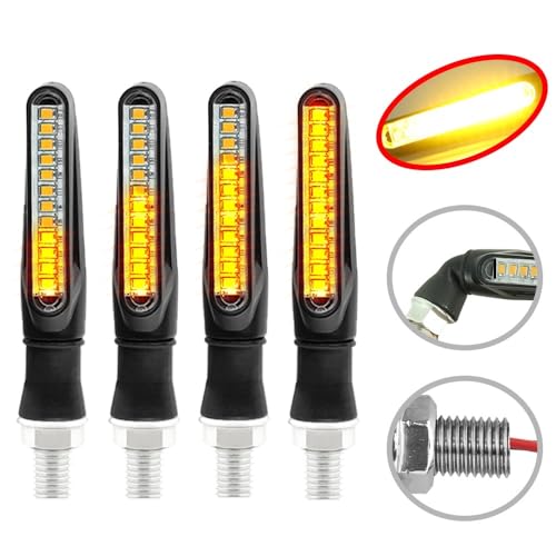 Luz de giro universal para moto 12V flexible para circular seguro en ciudad y carretera 2