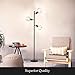 Brightech Robin Industrial Rustic Pole Tree Floor Lamp w/ 3 Vintage Edison Bulbs