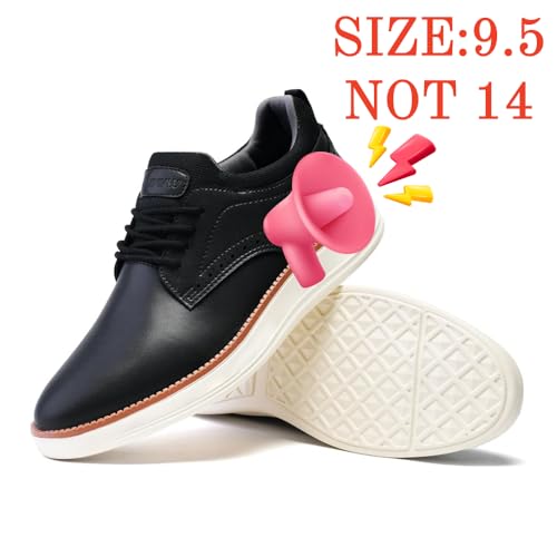 Image of Mens Oxfords Shoes, Slip On Classic Fashion Casual Dress Business Shoes Lightweight Comfortable Walking Running Sneakers for Men
