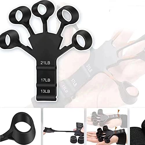 Xoquzwy 2Pcs Finger Exerciser, Finger Strengthener,Grip Strength Trainer, Guitar Finger Strength Trainer, Hand Therapys And Training Device, Grip Strength Trainer #TOP5
