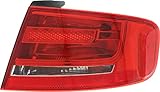 Evan-Fischer Tail Light Assembly Compatible with 2009-2012 Audi A4 and A4 Quattro Sedan Red Lens...