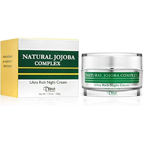 Dinur Cosmetics Natural Jojoba Complex Ultra Rich Night Cream Ultra Hydrating Moisturizer for Flakiness Dryness 1.75 oz/50 g Cover
