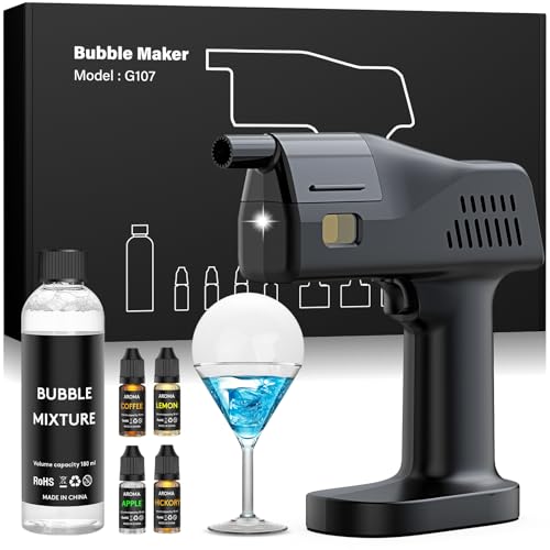 Electric Cocktail Smoke Bubble Gun Kit