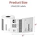 Muotich Thermal Labels 4x6 Roll - 1500 Labels, Industrial Labels Direct Thermal Perforated Postage Shipping Label for Rollo, Zebra, MUNBYN and Polono Thermal Printer (NOT for DYMO)