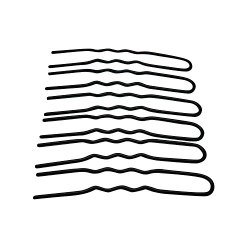 6 Pack U-Shaped Plastic Bobby Pins Black Hair Fork Hair Clips Stick Pin Hairpins Flat Hair Comb for Updo Hair Fork Beauty Tools Hair Accessories for Girls Womens
