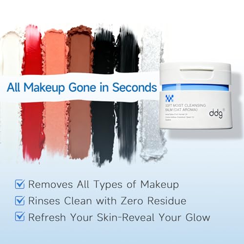ddg Soft Moist Cleansing Balm,Makeup Remover Balm for Sensitive Skin,Eye Makeup Remover & Facial Cleanser for Waterproof Makeup Removal,Oil Based Balm,Nourishing & Hydrating,3.38 fl oz/100ml — view 4