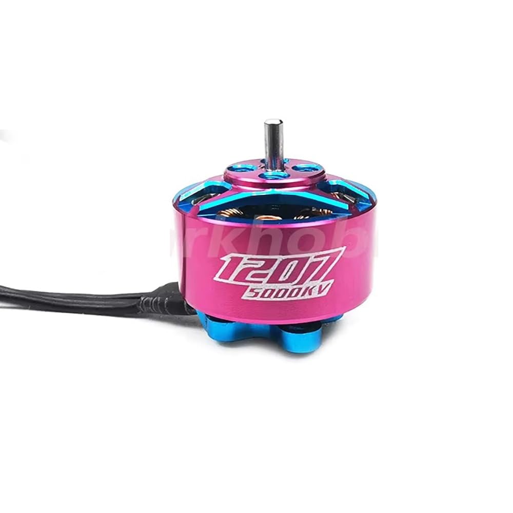 GTS V2 1207 KV5000 3-4S różowy silnik bezszczotkowy do silników RCINPOWER RC Drone FPV modele wyścigowe akcesoria DIY część zamienna (4 szt. 1207 5000KV)
