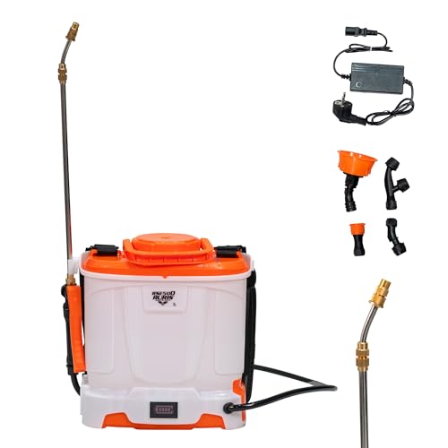 RURIS - Pulvérisateur Électrique RSE 500 - Batterie 12V Autonomie 4h - Écran LED avec Indicateur de Charge - Lance Métallique et 4 Buses Interchangeables -...