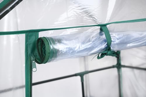 Miracle-Gro 70526 4'8 Inch X 29 Inch X 6'5 Inch All-Season Mini Walk-In Greenhouse thumb #18