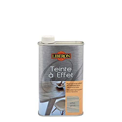 Liberon - Tinte de efecto para madera - Reproduce los efectos de envejecimiento natural de la madera, efecto gris - 0,5 l