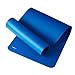Amazon Basics 1/2 Inch Extra Thick Exercise Yoga Mat with Carrying Strap, Cushioned Support, for Fitness and Gym Workouts, Blue