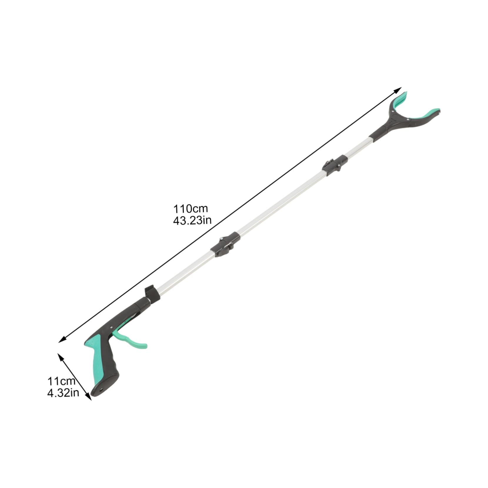 Sosoport Aluminum Alloy Garbage Picker Comfort to Use Litter Grabber for Elderly