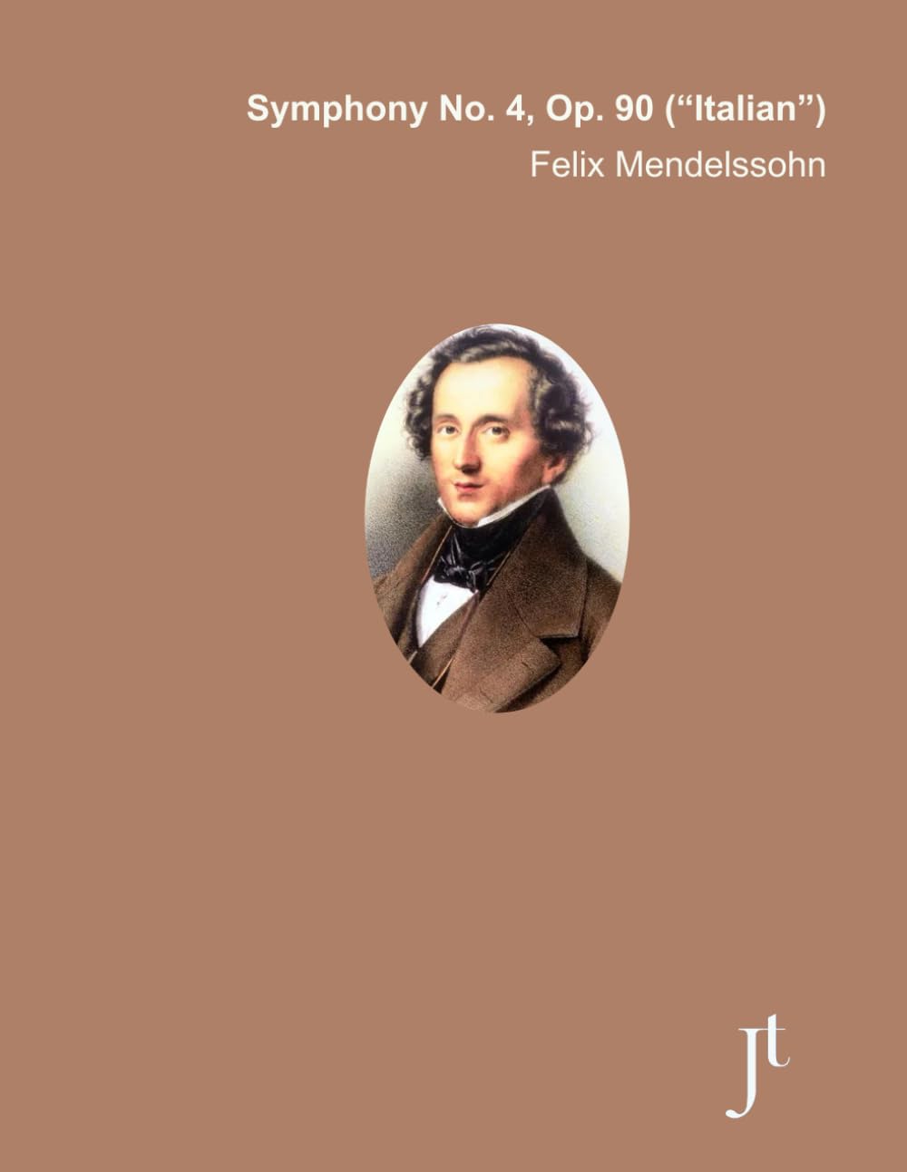 Mendelssohn Symphony No. 4, Op. 90 ("Italian"): Full bound score for study and review