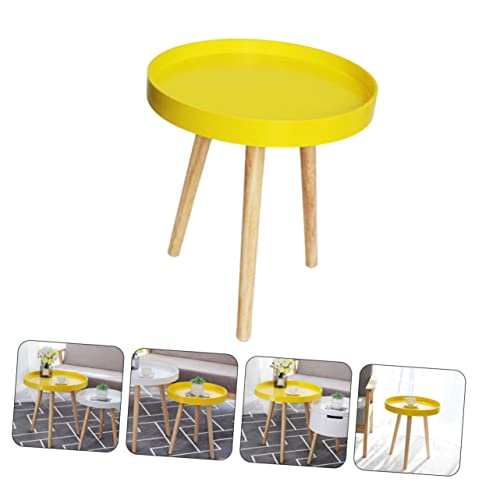 Table d'appoint en bois naturel et style nordique DOITOOL - 3
