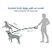 Edipets, Doppelleine fur Zwei Hunde, Ausziehbar, Reflektierend, Anti-Riemen, 360°, Verhedderungsfrei, für Hundetraining