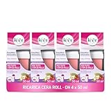 COMPATIBILE CON: la ricarica di cera deve essere utilizzata esclusivamente con il kit roll-on scaldacera elettrico EasyWaxTMVeet, un sistema per scaldare la cera in modo facile e veloce, che garantisce risultati altamente professionali anche a casa propria.