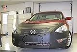 Lebra 2 Piece Front End Cover Black - Car Mask Bra - Fits - 2016-2017 Nissan Altima - w/o Front sensors