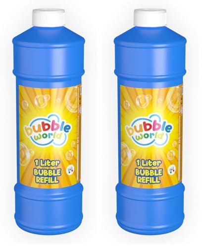 Bubble World Dulcop - 103.568500 - Liquide pour Bulles de Savon géantes 1 L (Lot de 2)