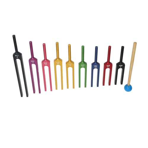 Diapasões, Kit de Diapasões de Ressonância, Tom Claro e Relaxante para Insônia