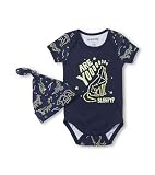Picture of Little Blue House unisex-baby Bodysuit with Hat, Are You Sleepy, 3-6 Months