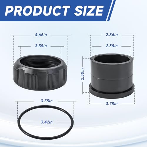 2 Inch Tail Piece Kit for Pool and Spa Heaters and Pumps Explained - Image 2
