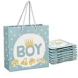 Baby Gift Bag, Cute Baby Shower Goodie Bags Birthday Party Favor Bags for Kids Animal Theme Party Supplies 12 Pack, 7.87