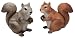 Sculptural Gardens 3624 Squirrel Statuary, Set of 2