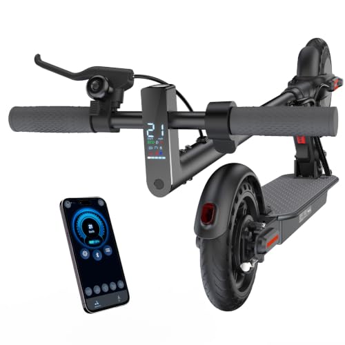 Image of Electric Scooter Adults, 1000W /500W Motor, 28 /21 Miles Max Range, 10'' /8.5 inch Tires All Terrain, 25 /21 MPH Top Speed, Lightweight Commuting E Scooter, Foldable for Adults Teens