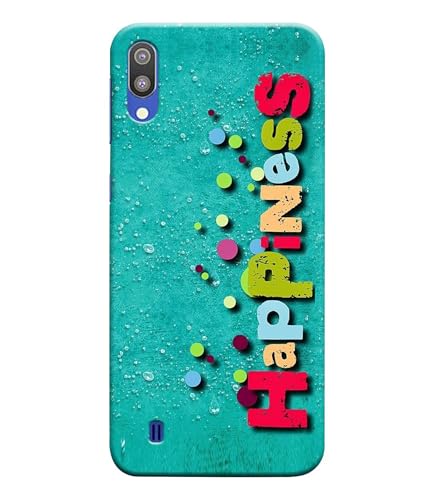 Image of Happiness Happy Printed Hard Back Case Cover Compatible for Samsung Galaxy M10 (Multicolor) - D1670